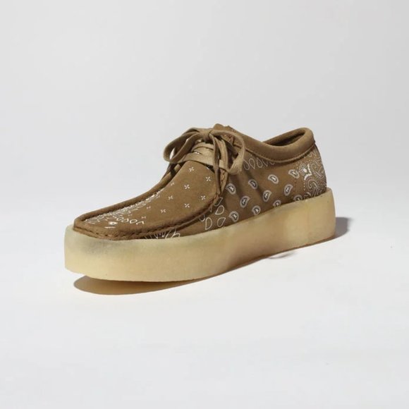 clarks Wallabee Cup Dark Olive print main image 9
